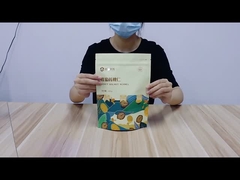 Συγκολλημένη με θερμότητα πρωτεϊνική Ziplock σκονών συσκευάζοντας στάση μεταλλινών καρυδιών πρόχειρων φαγητών τσαντών επάνω στην τσάντα τροφίμων