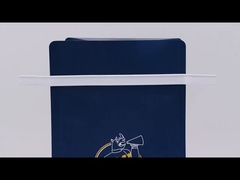 Βιοδιασπάσιμη Resealable συσκευασία τροφίμων με τη στάση εγγράφου της Kraft παραθύρων επάνω στη σακούλα