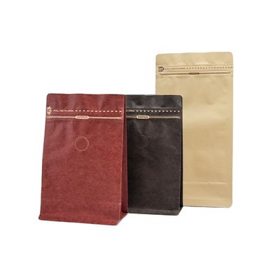 Ziplockk 70gm 100gm τσάι καφέ που συσκευάζει τις τσάντες καφέ εγγράφου της Kraft ταινιών ρόλων Mylar