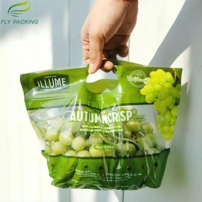 Resealable Ziplockk βιοδιασπάσιμη συσκευασία φρέσκων λαχανικών για τα φρούτα και λαχανικά